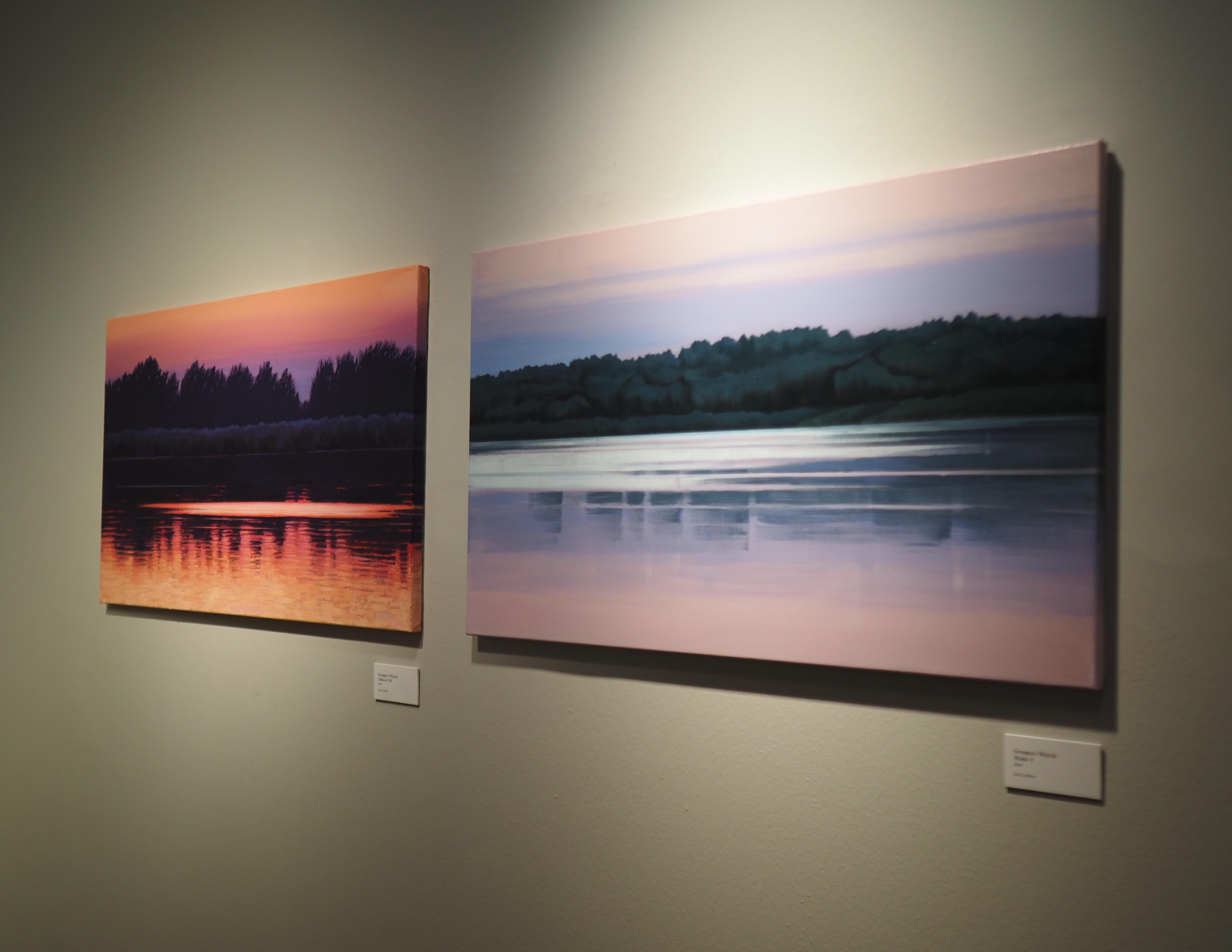 V.I.I.I. - Paysage atmosphérique contemporain,  Peinture - Nature moderne en vente 1