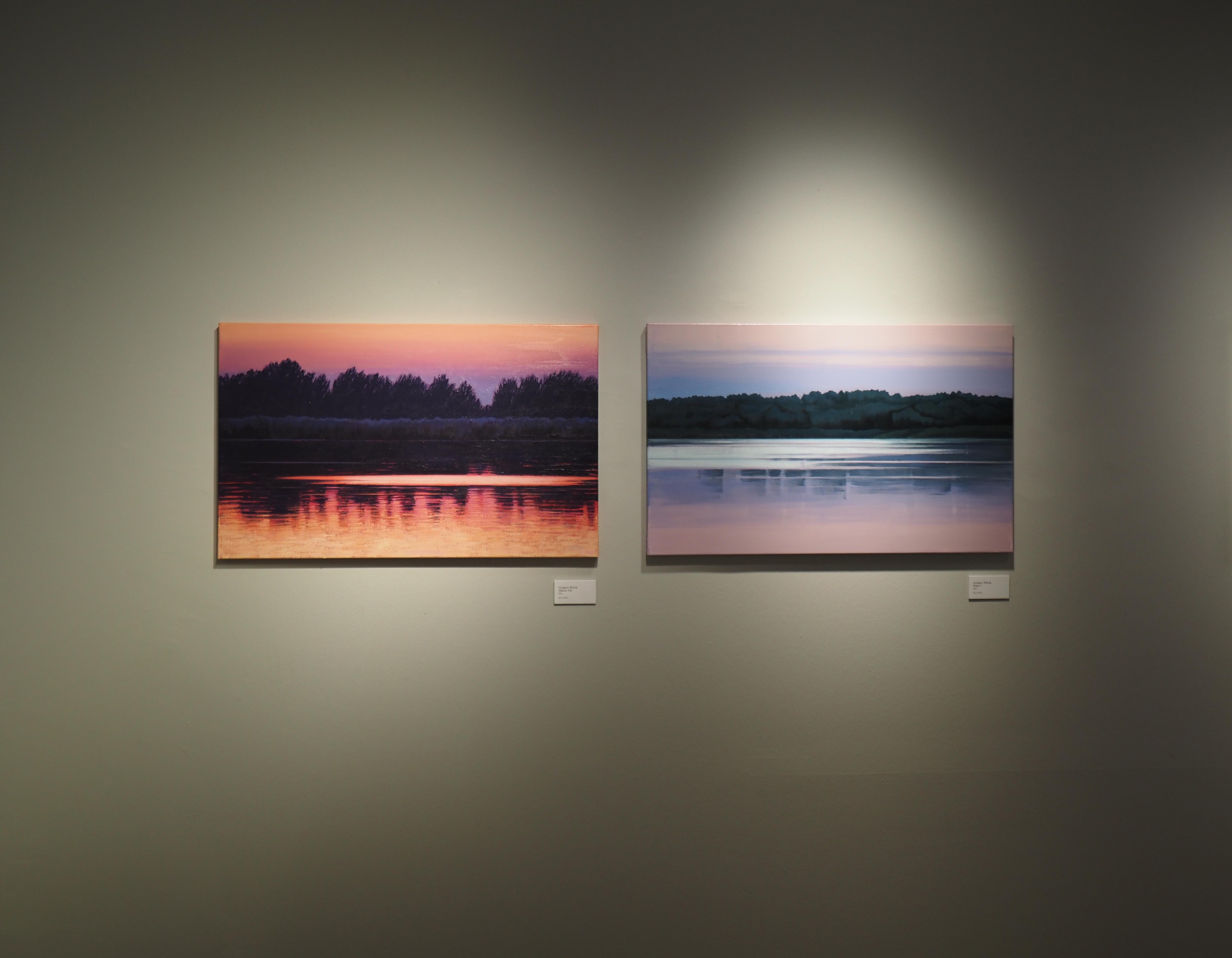 V.I.I.I. - Paysage atmosphérique contemporain,  Peinture - Nature moderne en vente 2