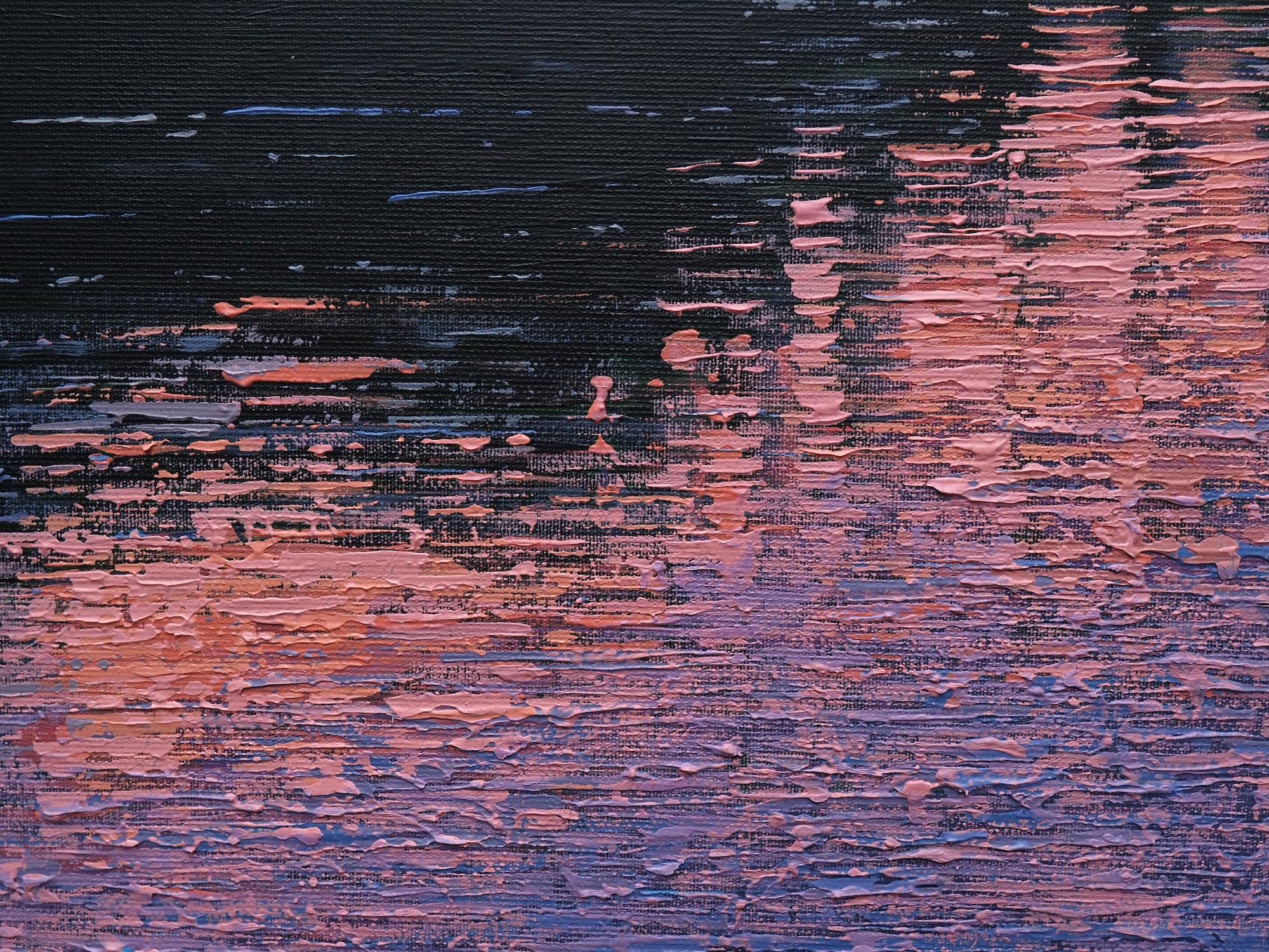 A few words of the artist about his art:

When i painting landscapes, I usually choose simple geometric arrangements, contrasts of verticals and levels. I juxtapose the smooth surface of the sky with the rough texture of earth or grass. 
I paint