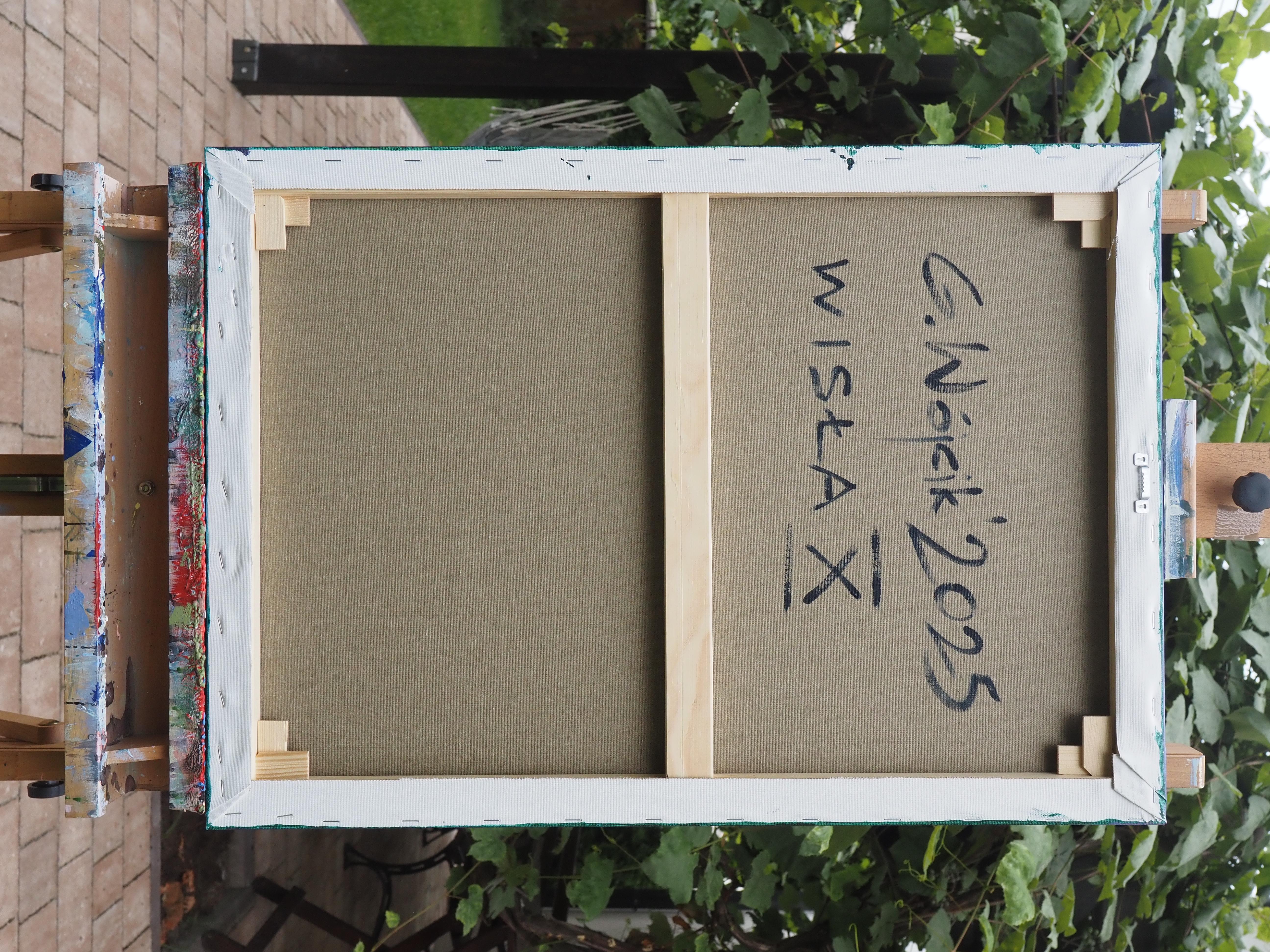 Vistula X  -  Modern Contemporary Atmospheric Landscape For Sale 2