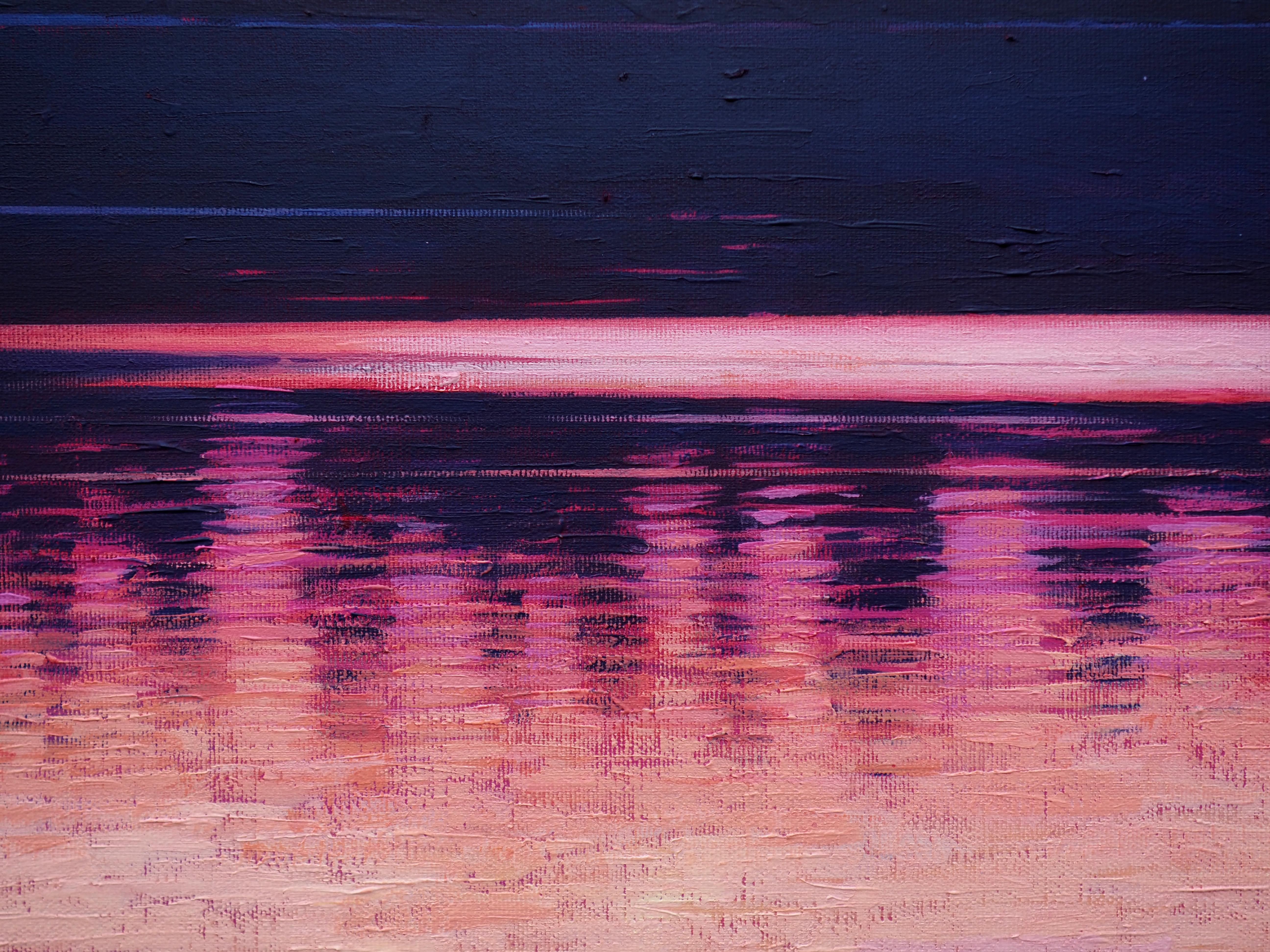 Reflejo del Agua VIII - Paisaje Moderno Atmosférico Contemporáneo en venta 1