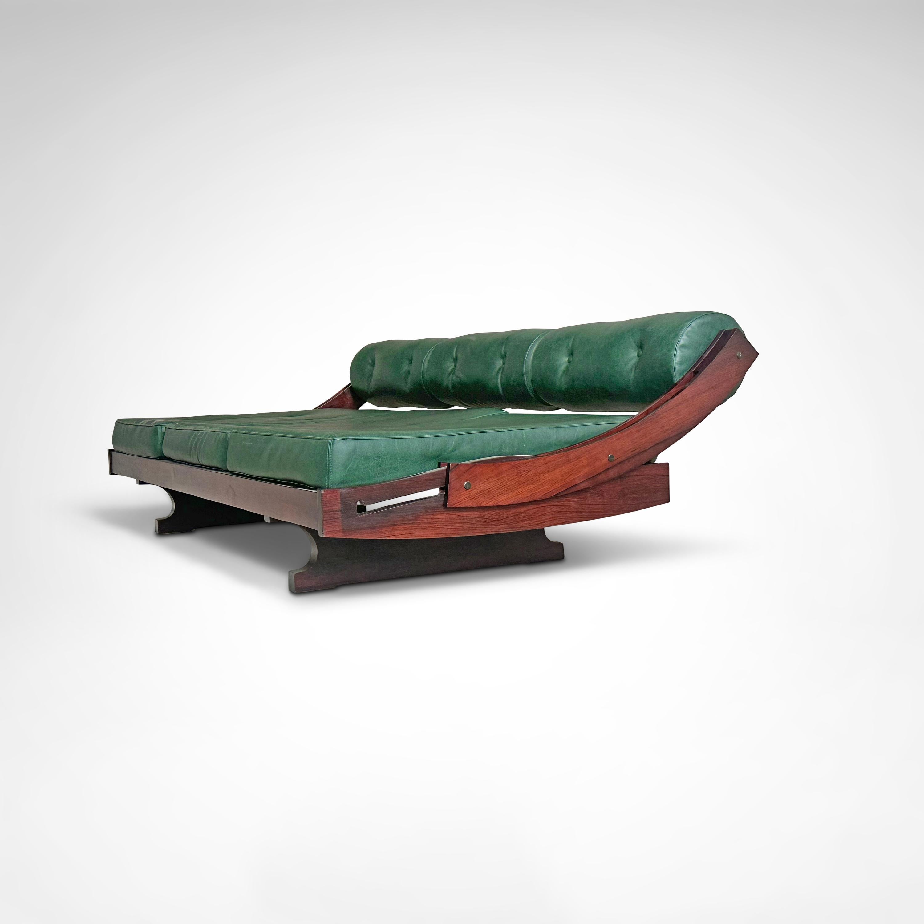 GS195 rosewood daybed Gianni Songia for Sormani 1960s Italiano en venta