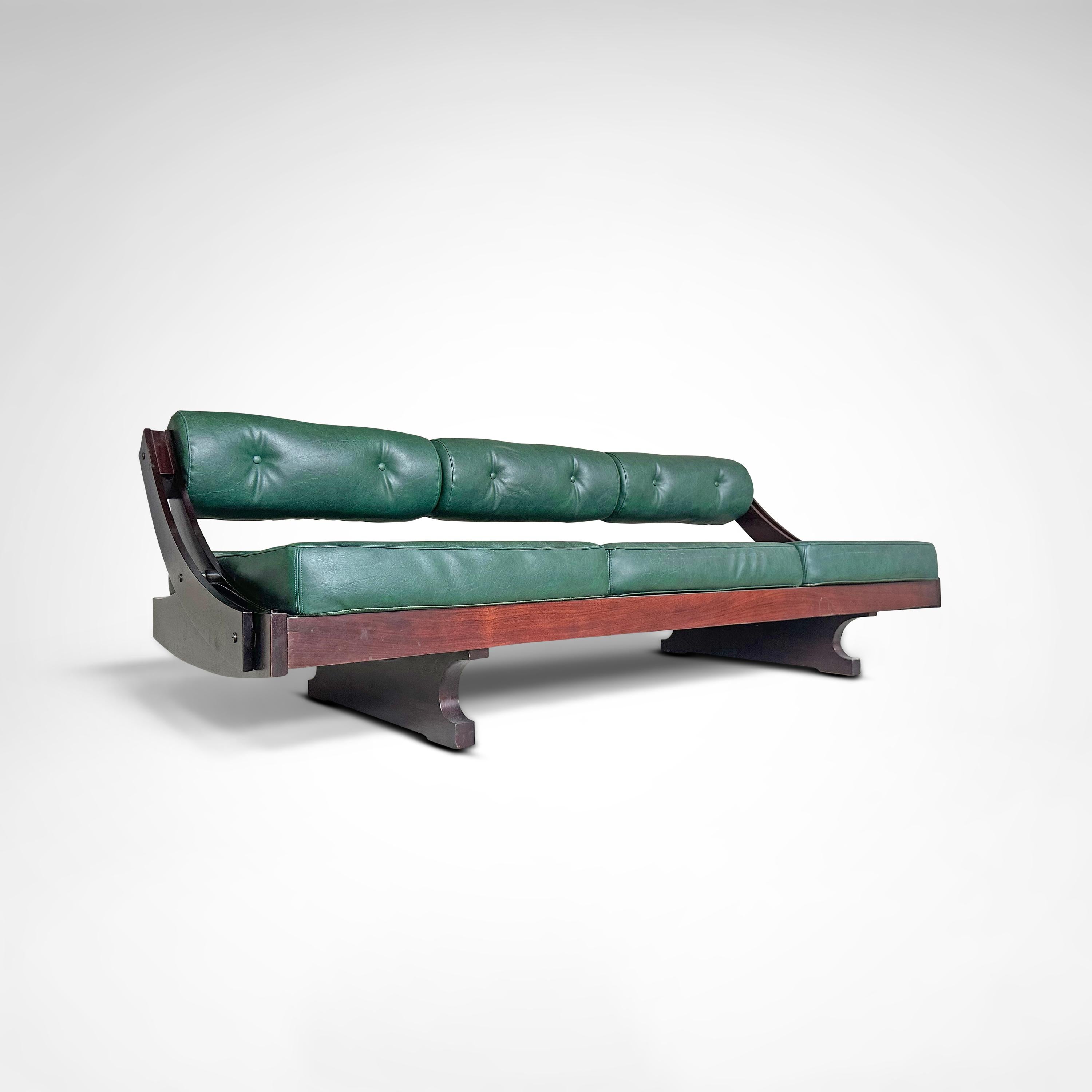 GS195 rosewood daybed Gianni Songia for Sormani 1960s Palo de rosa en venta