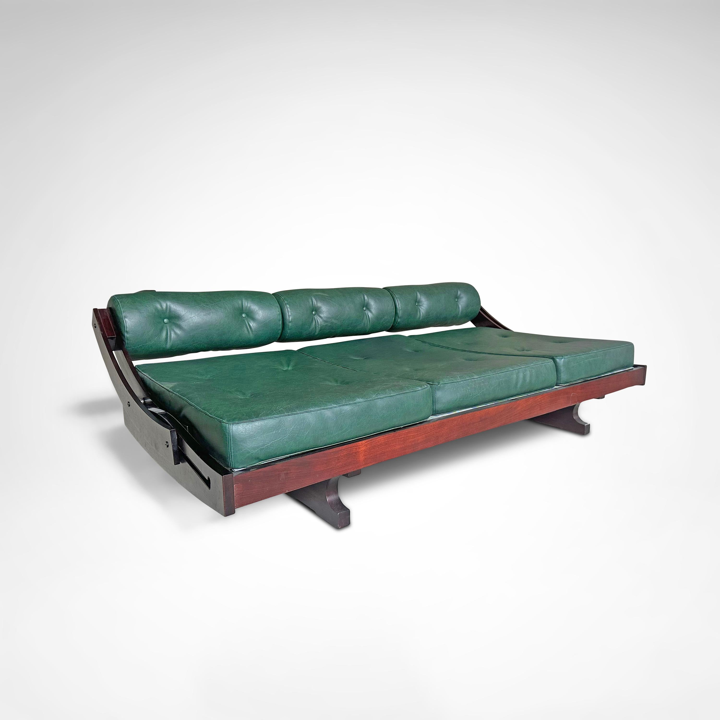 GS195 rosewood daybed Gianni Songia for Sormani 1960s en venta 1