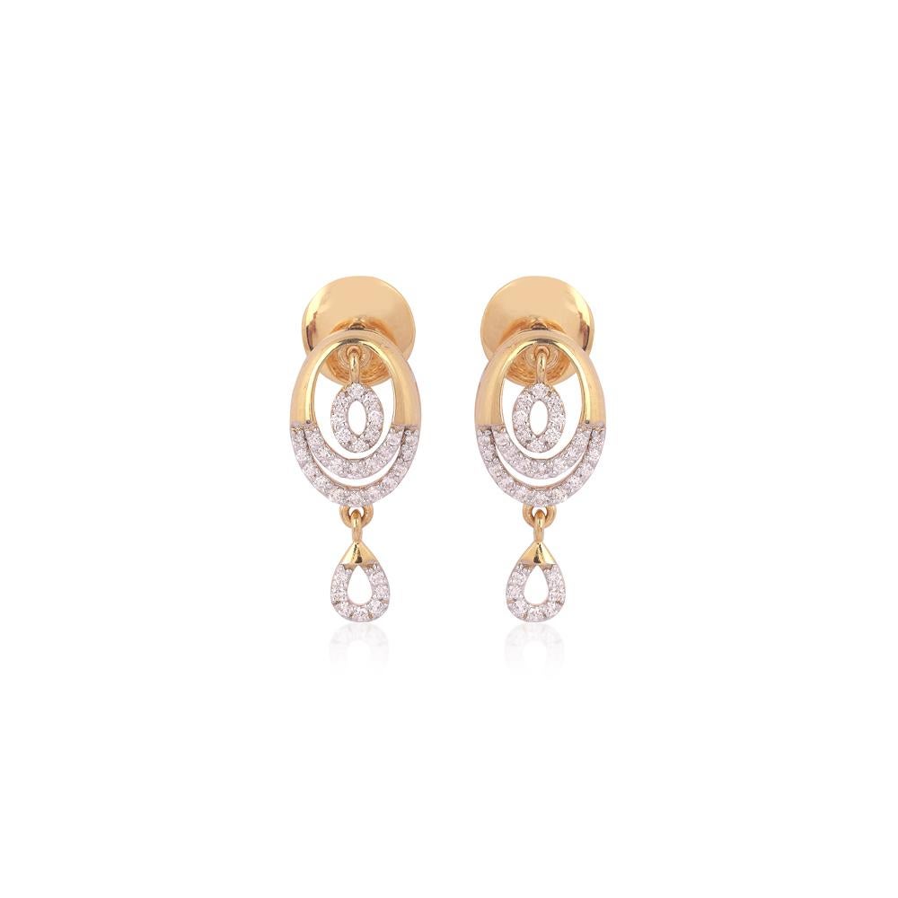 Crafted in 6.92 grams of 14-karat Yellow Gold, The Ailiwick Necklace Earrings Jewelry Set contains 150 Stones of Round Diamonds with a total of 0.86-Carats in E-F Color and VVS-VS Clarity. This style does not include chain.

CONTEMPORARY AND