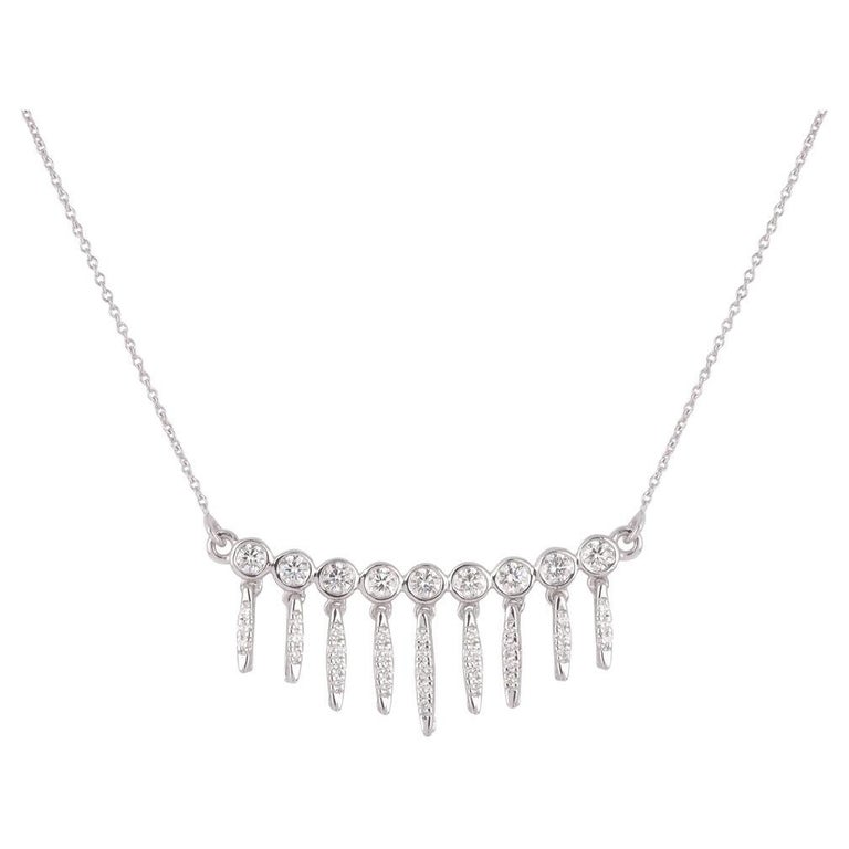 11.38 ct GH VVS-VS Diamonds Tennis Necklace