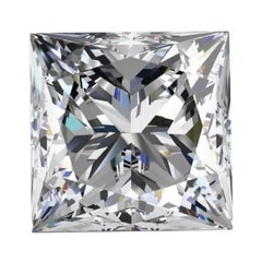 GSI-zertifizierter 2,11 Karat Diamant im Prinzessinnenschliff H / I1