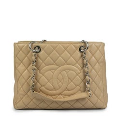 GST in beige leather