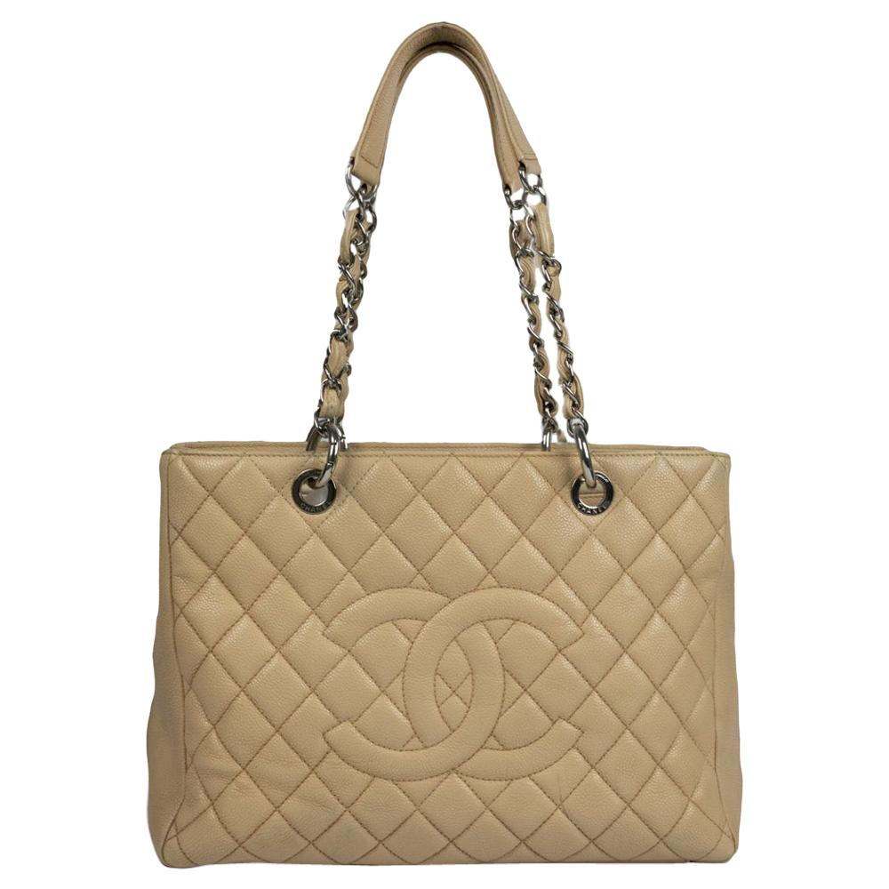 GST in beige leather For Sale