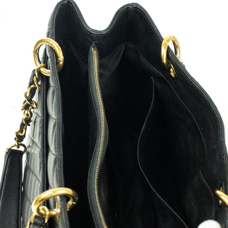 GST in black leather at 1stDibs