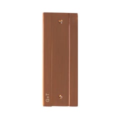 G+T Battery Accessory, Metal Plate for Wall in Polished Copper Bronze