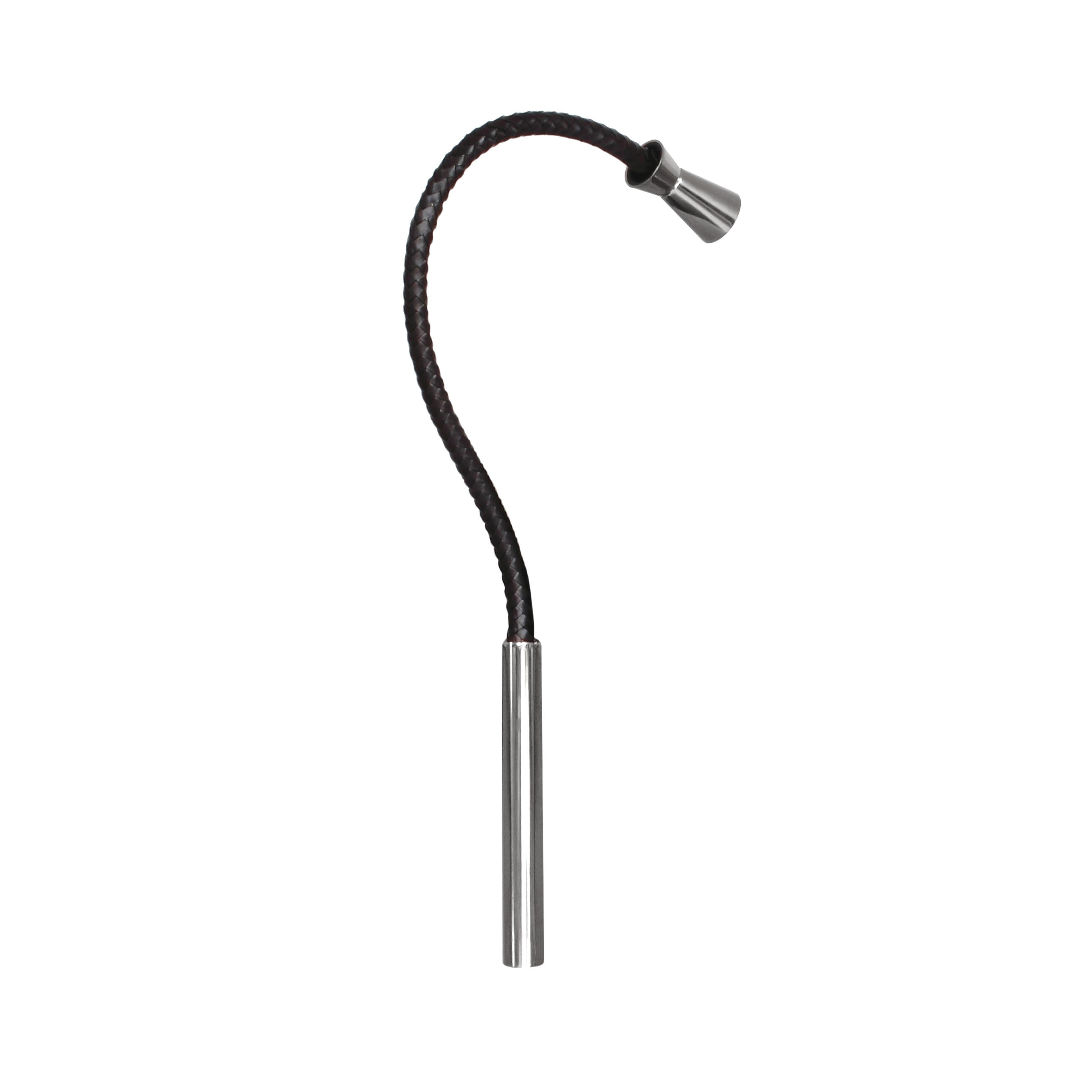 G+T Battery Portable Reading Lamp with PVD Polished Nickel Base and Diffuser