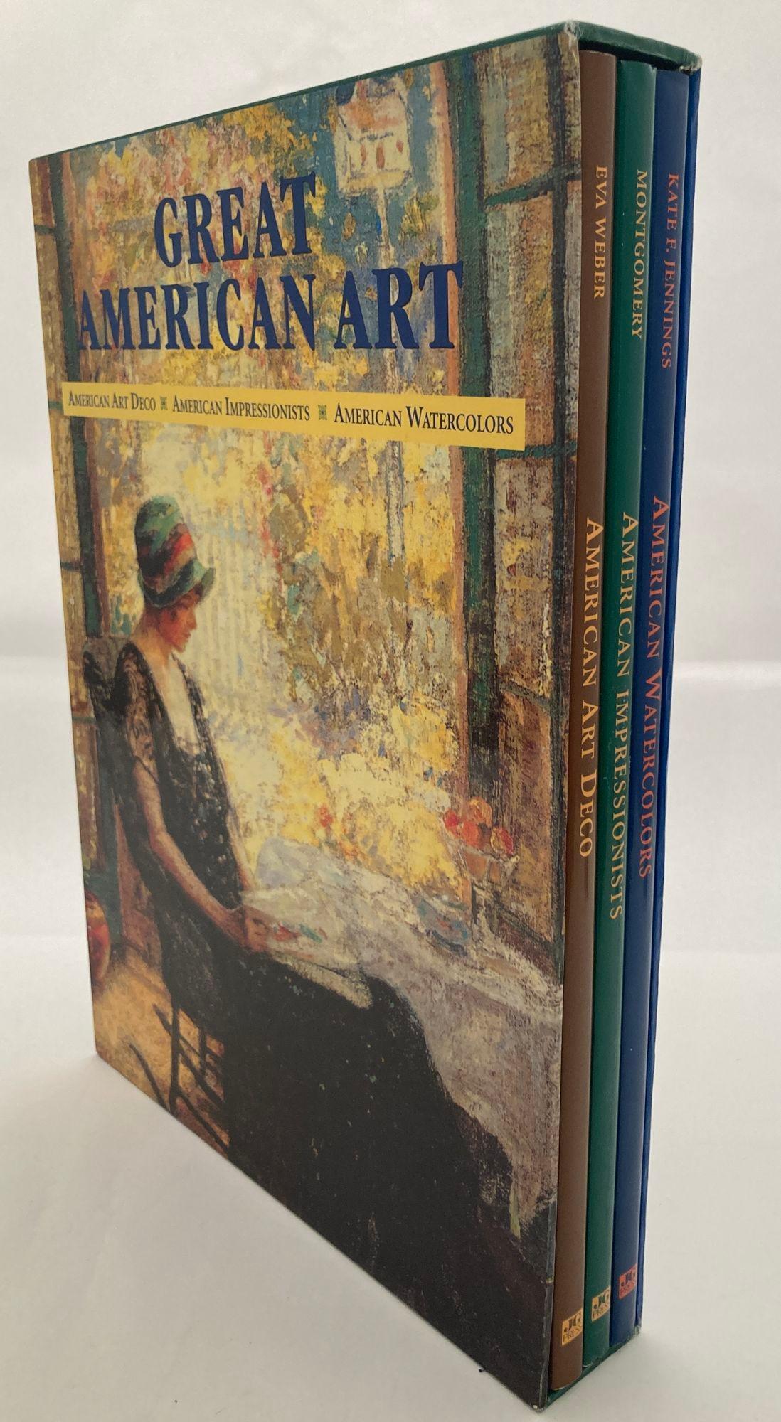 Great American Art American Art Deco, Impressionists, Watercolors In Good Condition For Sale In North Hollywood, CA