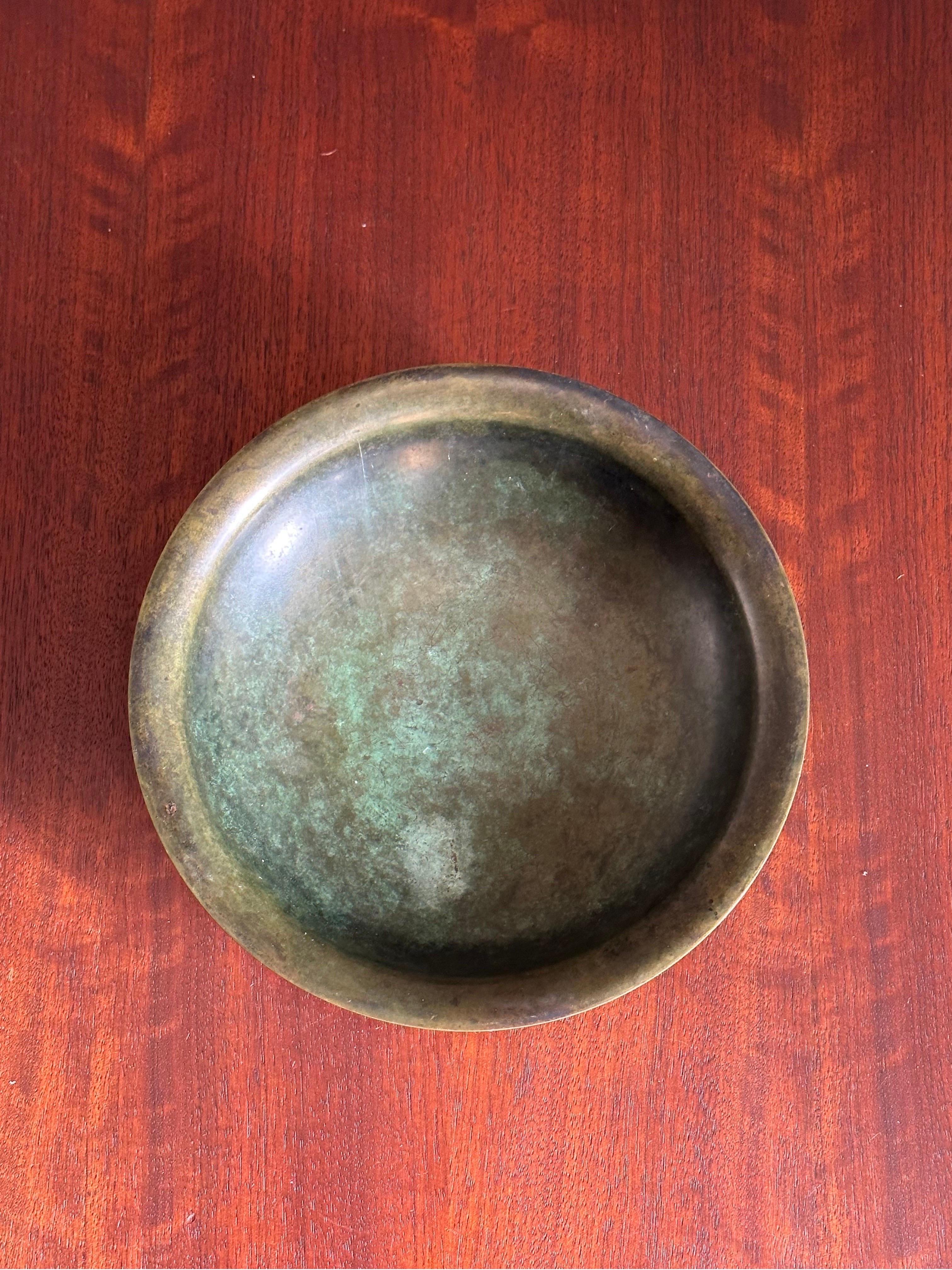 large bronze bowl