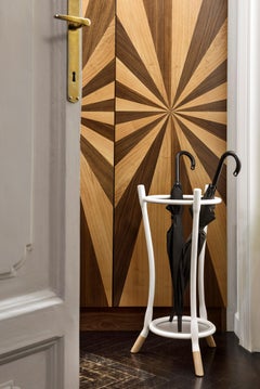 Gebrüder Thonet Vienna GmbH Cloud Umbrella Stand in Pure White