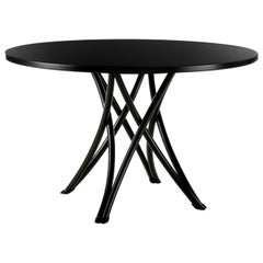 Gebrüder Thonet Vienna GmbH Large Rehbeintisch Coffee Table in Black Lacquer