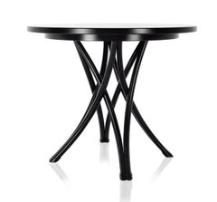 Gebrüder Thonet Vienna GmbH Medium Rehbeintisch Coffee Table in Black Lacquer