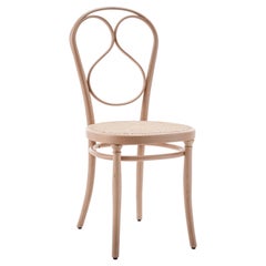 Gebrüder Thonet Vienna GmbH N.1 Stuhl in Buchenholz mit Sitz aus Rohrgeflecht