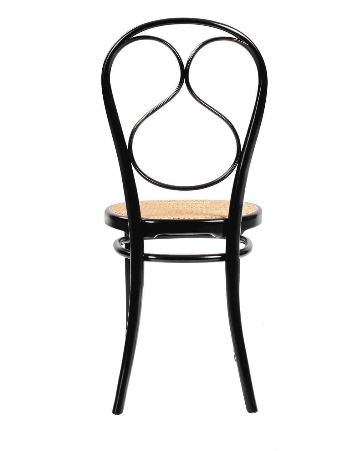 Supple, light, and elegant. This chair, designed in 1849, uses the new technique of steam bent beech wood, and clearly shows the philosophy aimed at simplifying the components to enable mass production. The seat is made from cane.

Additional