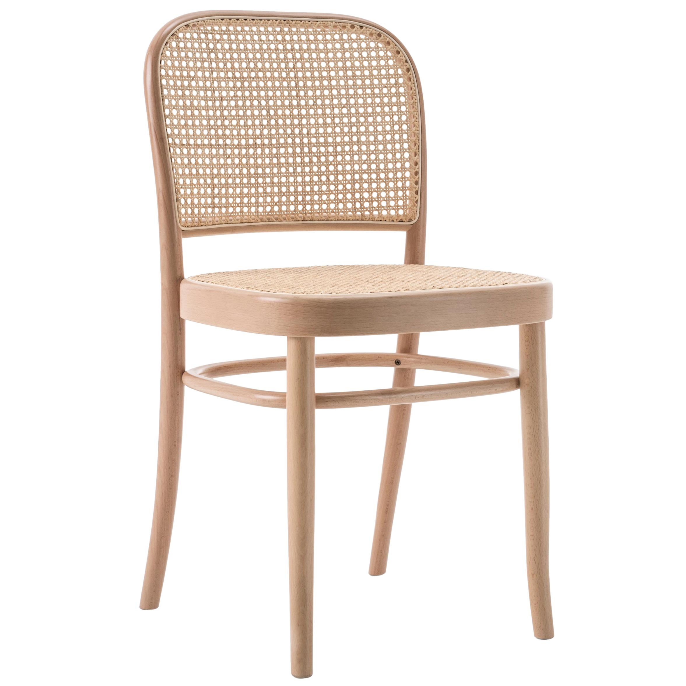 Gebrüder Thonet Vienna GmbH N.811 Chair in Beechwood with Cane Seat For Sale