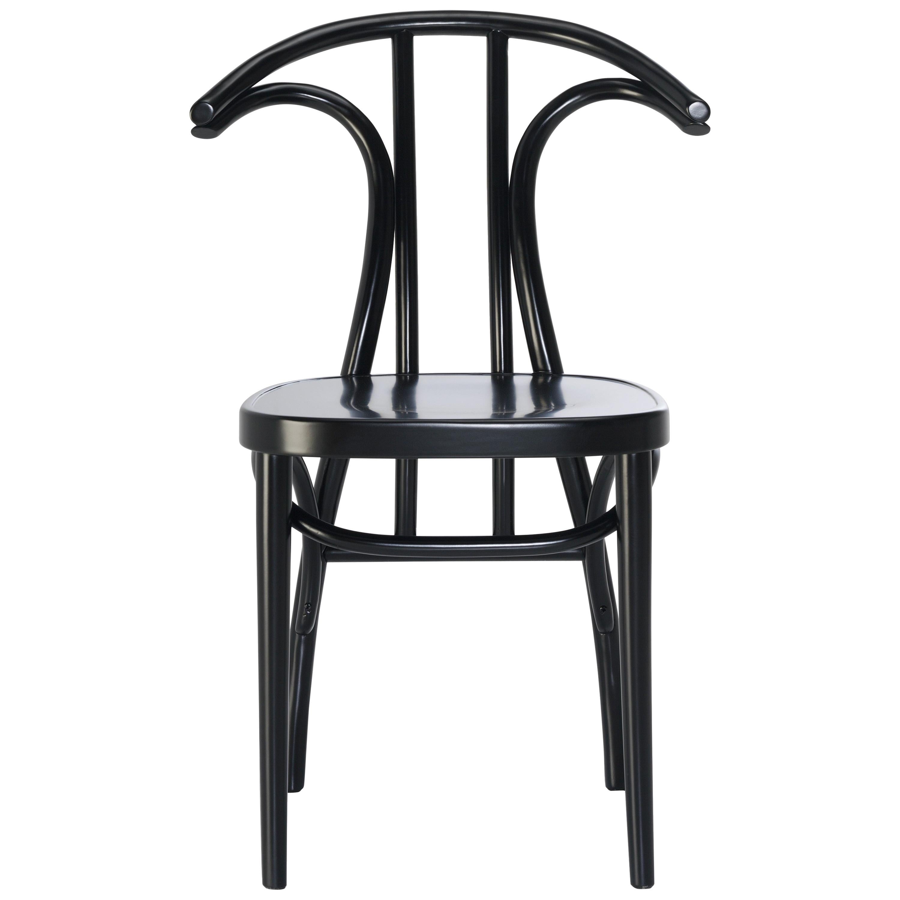 Radetzky-Stuhl der Gebrüder Thonet Vienna GmbH, schwarz lackiert