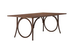 Gebrüder Thonet Vienna GmbH Tavolo da pranzo ad anello in noce