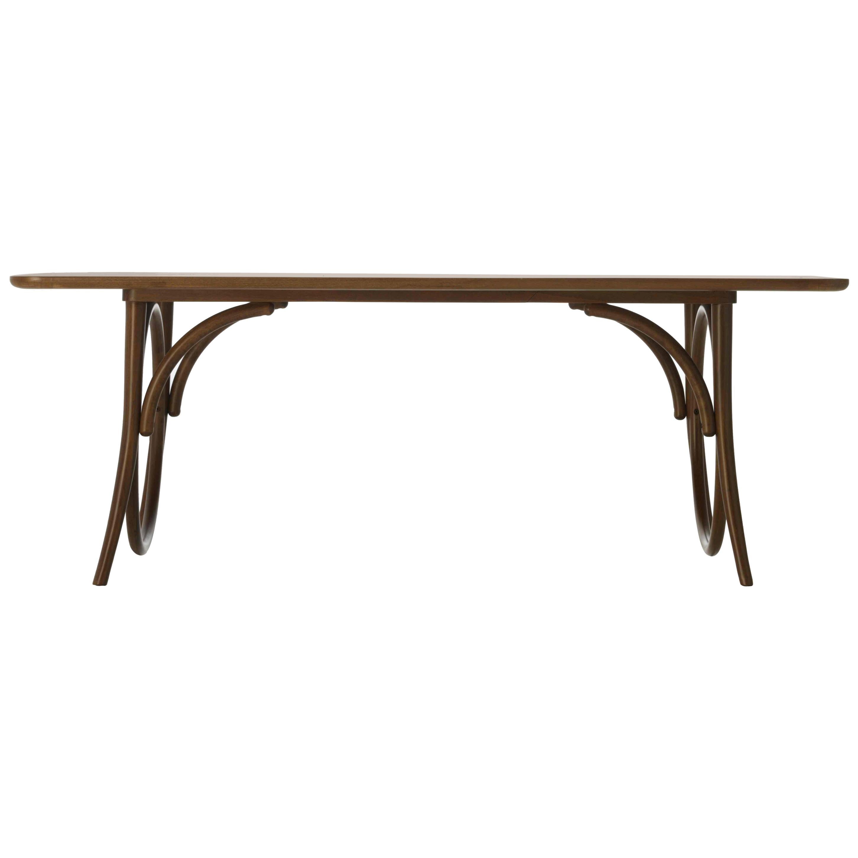 Gebrüder Thonet Vienna GmbH Ring Dining Table in Walnut For Sale