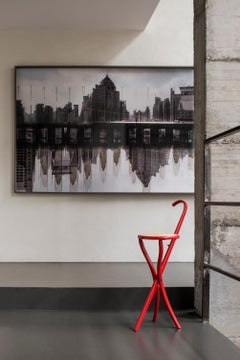 Gebrüder Thonet Vienna GmbH Stocksessel Folding Chair in Walnut