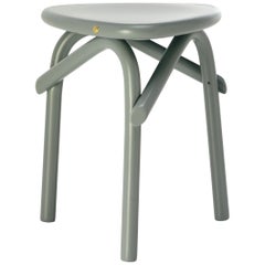 Gebrüder Thonet Vienna GmbH Taburete Trio en gris piedra