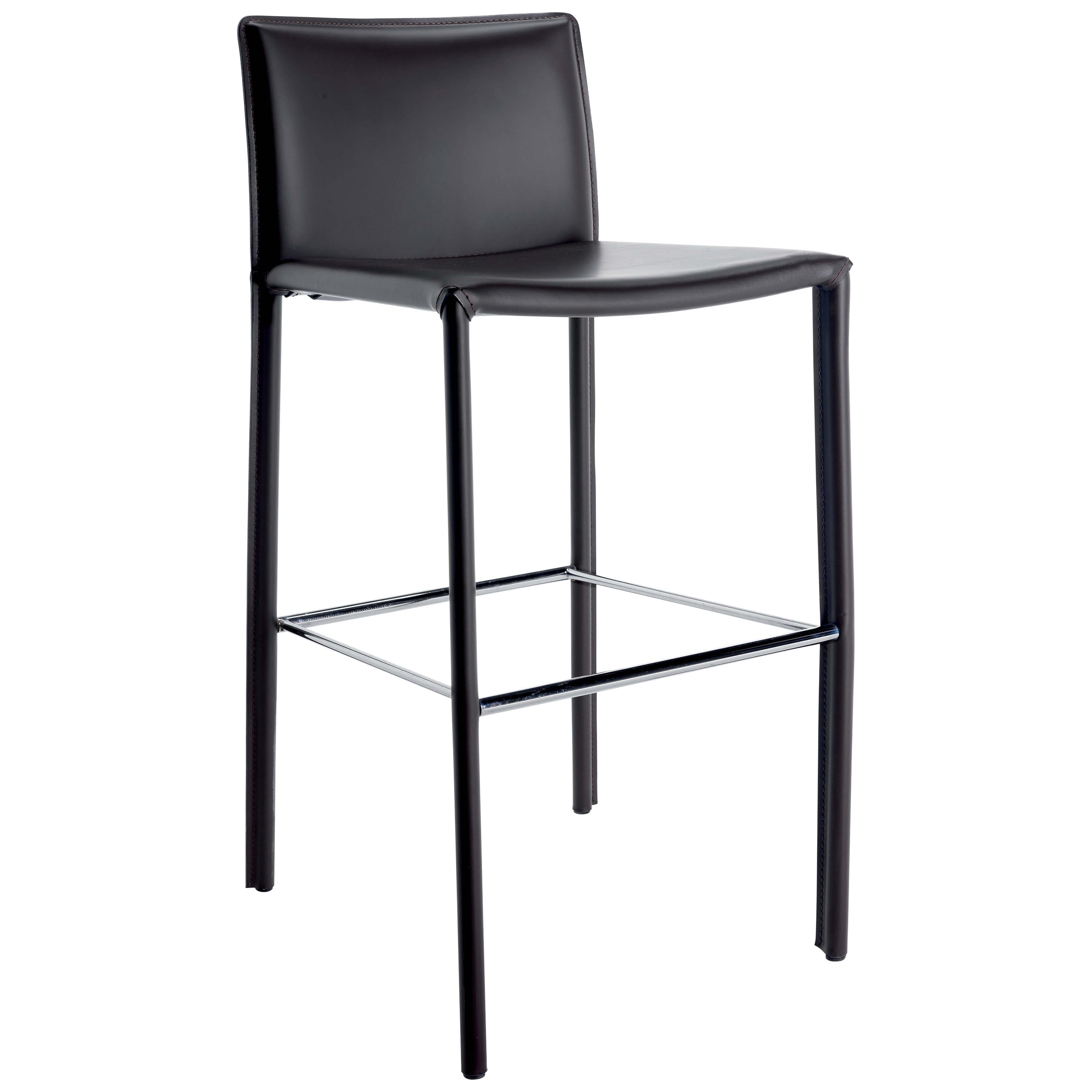 Gebrüder Thonet Vienna GmbH Twiggy Small Chair in Black Upholstery & Backrest