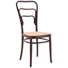 Gebrüder Thonet Vienna GmbH Wiener Vienna 144 Chair in Walnut with Cane Seat