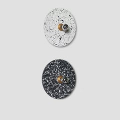 GU Wall Lamp, Black Terrazzo