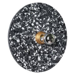 GU Wall Lamp, Black Terrazzo