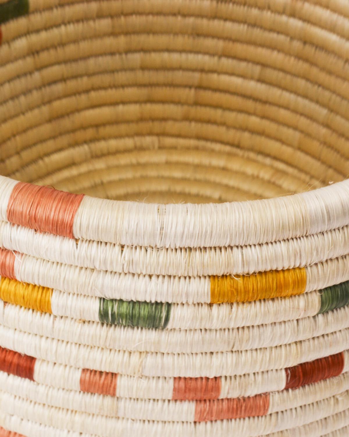 Contemporary Guacamaya Handwoven Storage Basket - Small 5