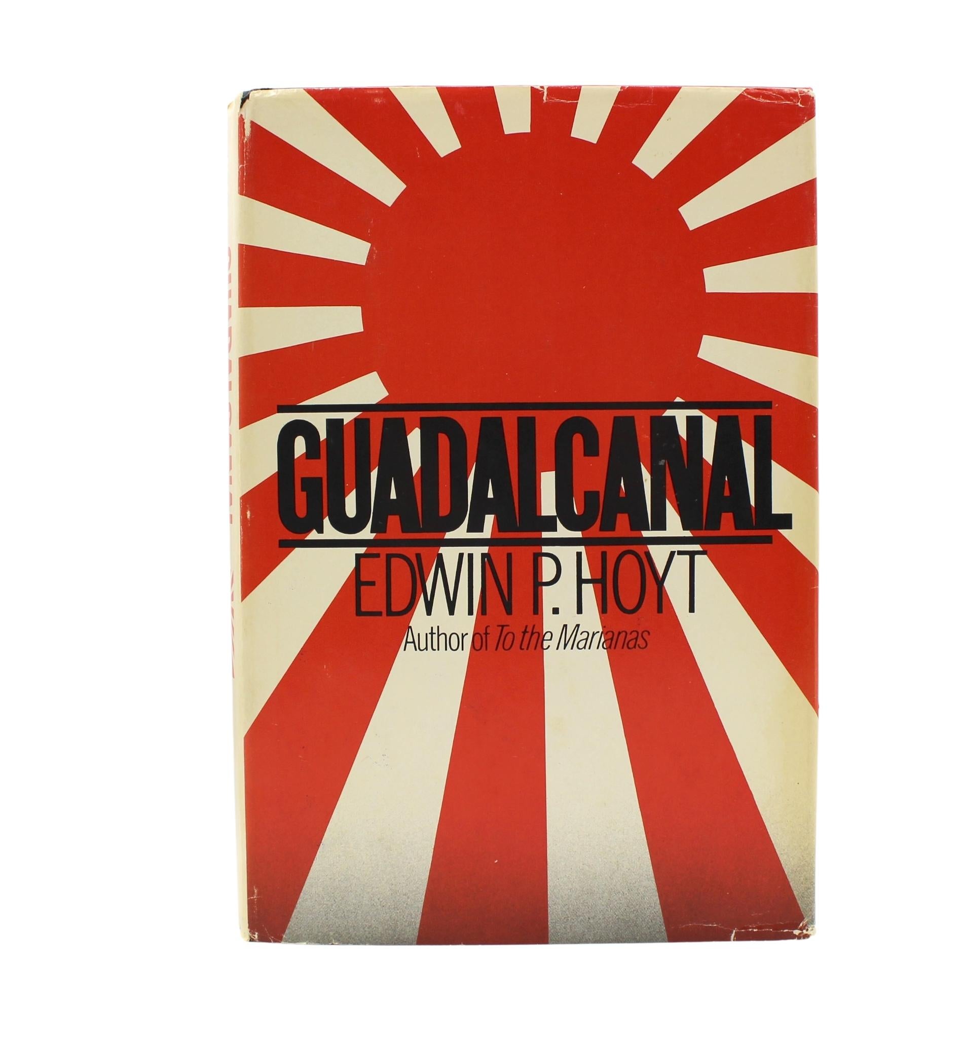 American Guadalcanal by Edwin P. Hoyt, First Edition, Signed by 7 USMC VMF Fighter Pilots For Sale