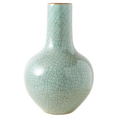 Guan Kiln Style Celadon Vase