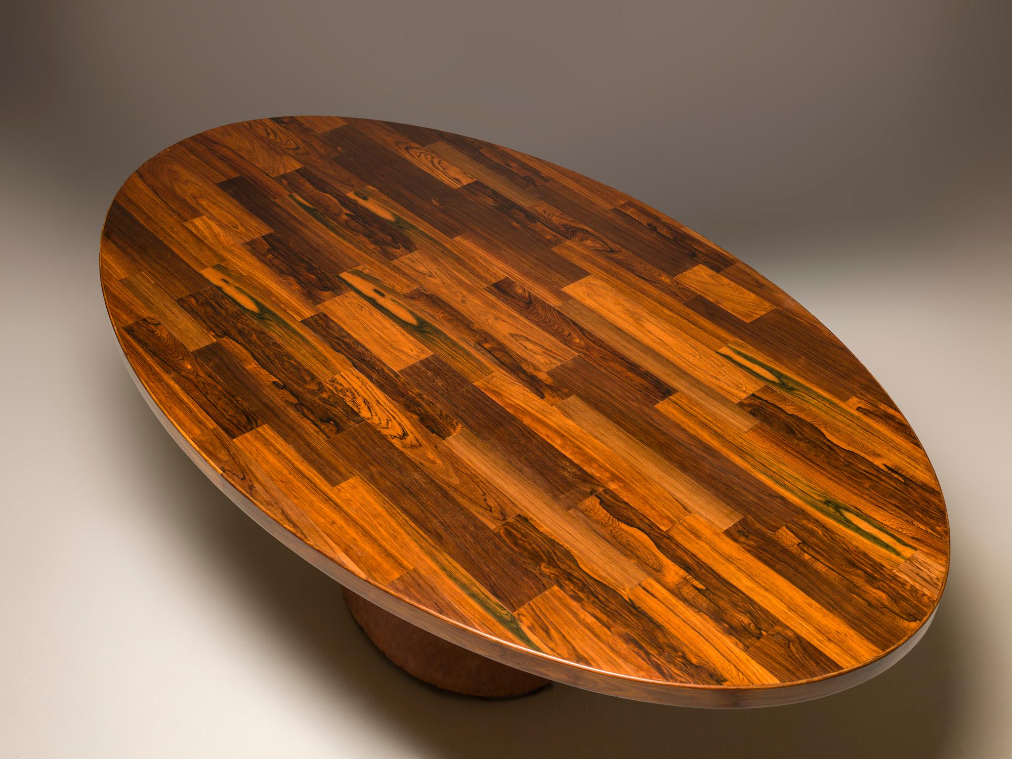 Table ovale Guanabara de Jorge Zalszupin, Brésil, 1960 en vente 3