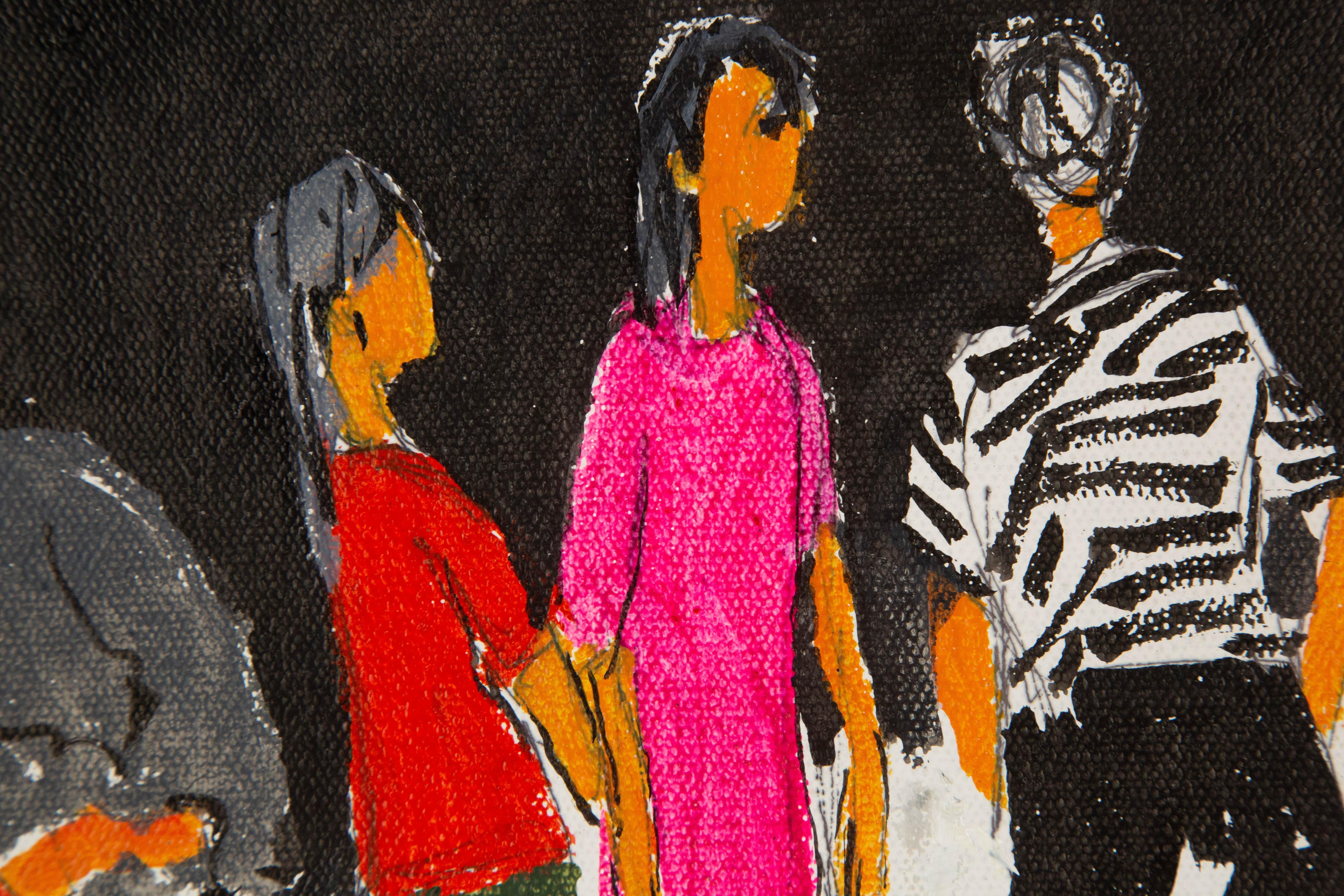 Guangyu Ding Contemporary Original Acrylic On Canvas 