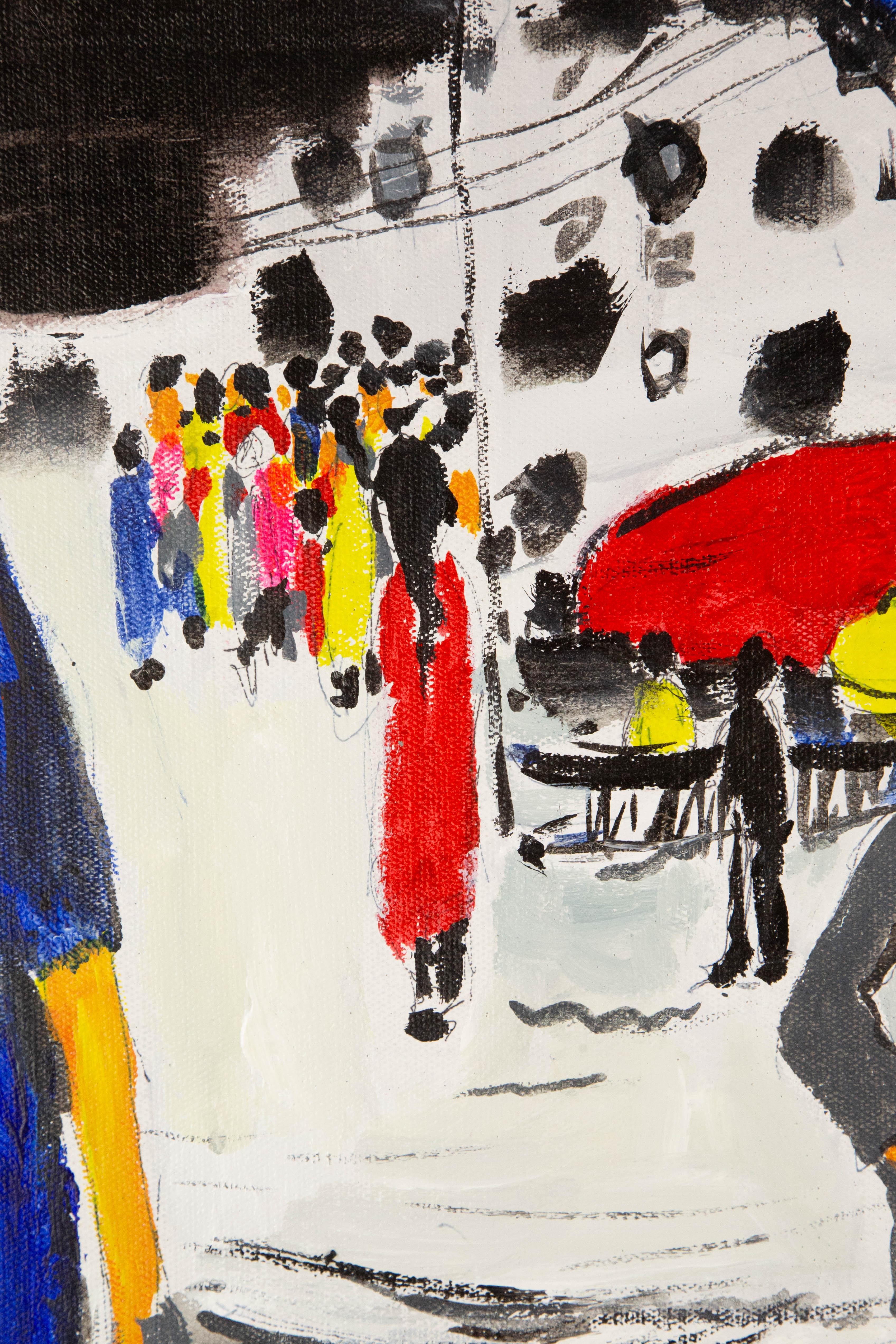 Guangyu Ding Zeitgenössische Original-Acrylmalerei 