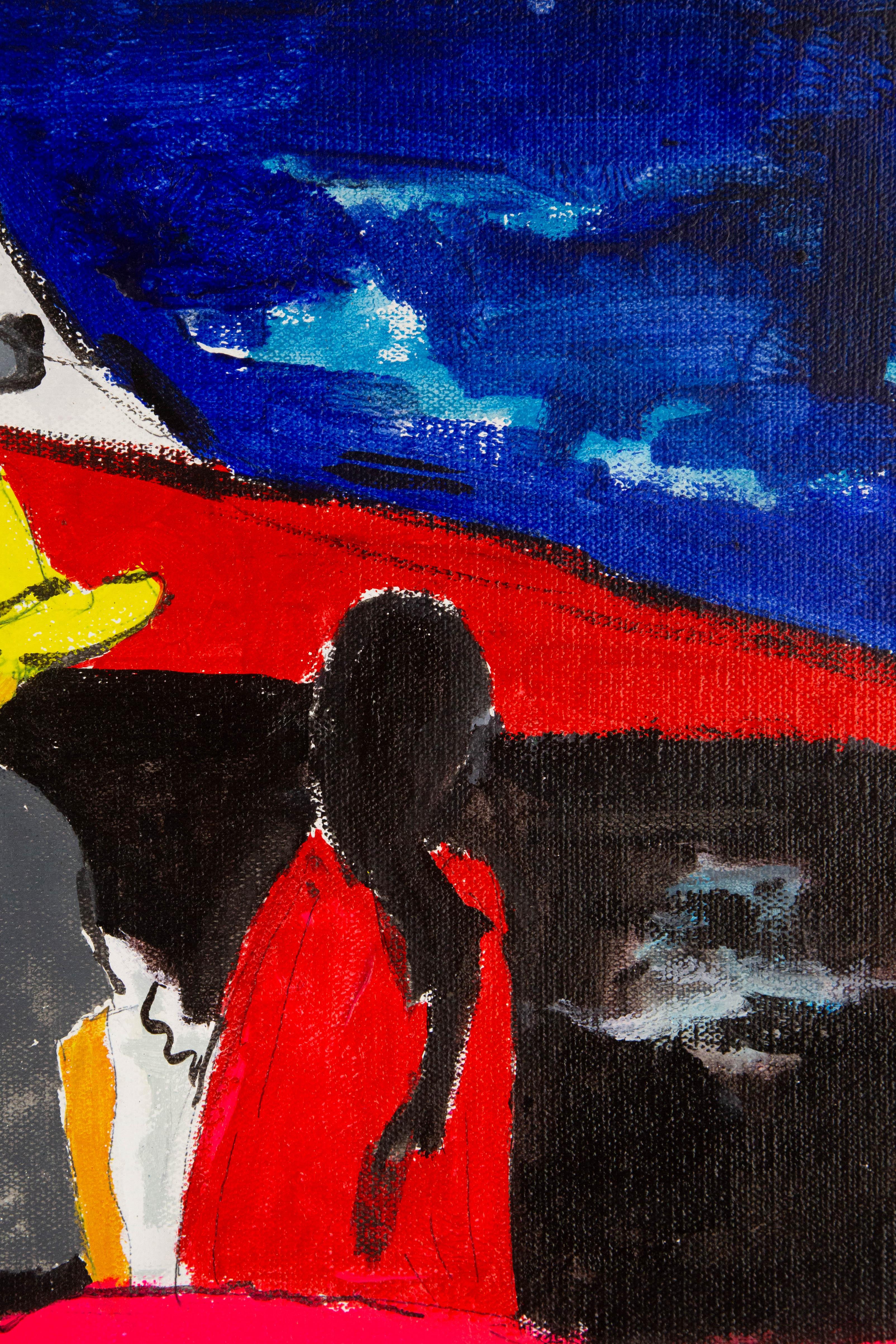 Guangyu Ding Zeitgenössische Original-Acrylmalerei 