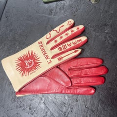 Guanti Gucci in pelle mai utilizzati