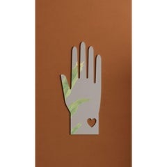 Guanto Wall Mirror in Powder-Coated Aluminum by altreforme