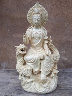 Guanyin Blanc De Chine Statue, Republic Period
