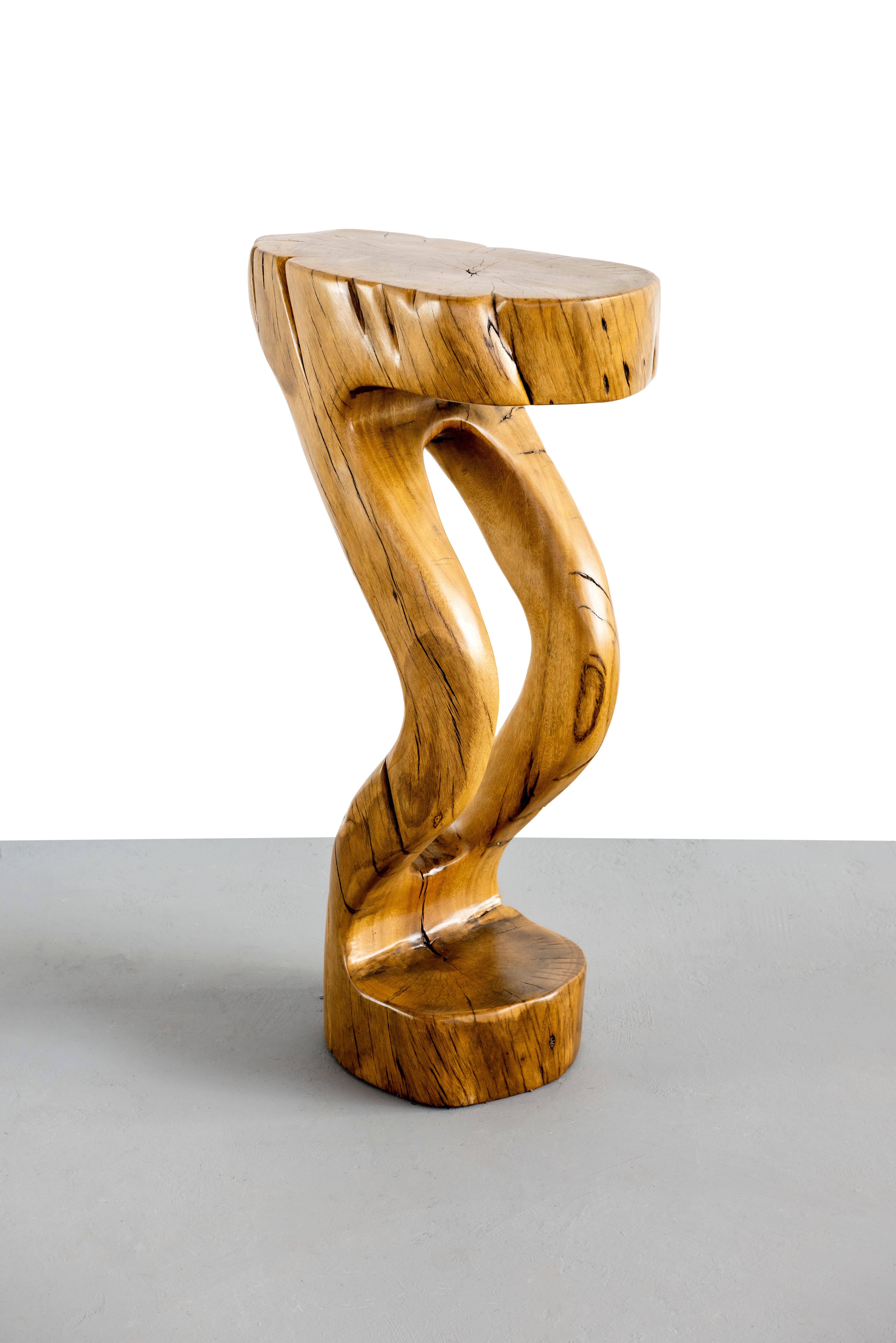 Madia Guaraci in Wood di Hugo França
Dimensioni: P 51,1 x L 27,9 x H 90,9 cm. 
Materiali: Wood Wood.

Il principio dell'Atelier A Hugo França è quello di trasformare tronchi, radici e parti di alberi che generalmente vengono rifiutati.

Questa