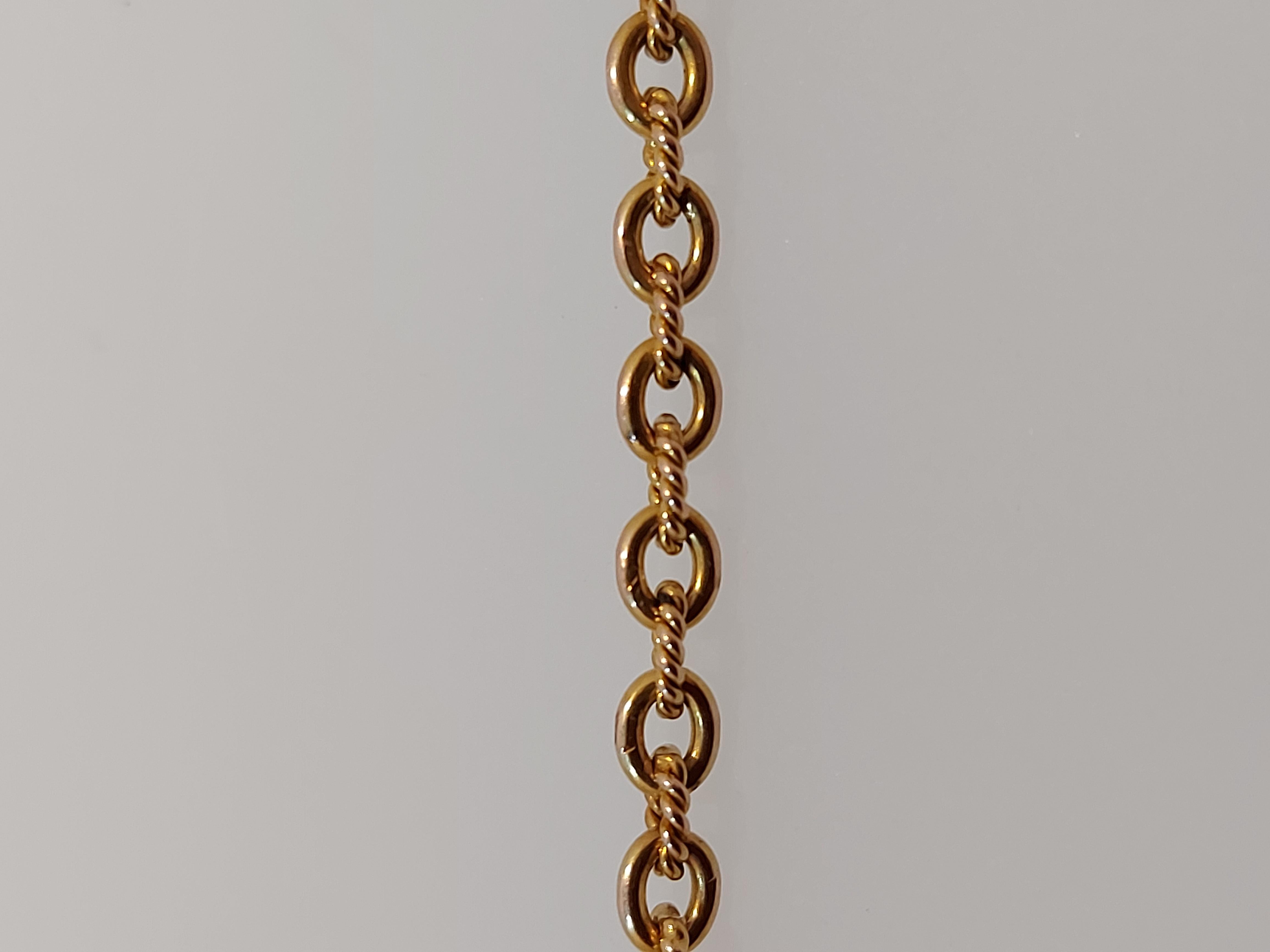 Guard Chain Charm Necklace For Sale 1