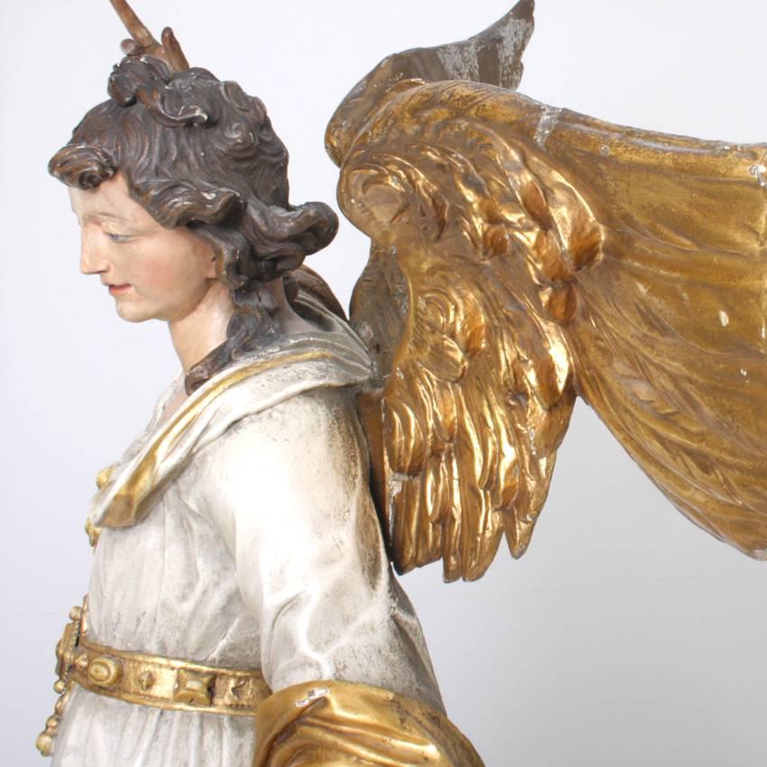 Guardian Angel Sculpture Attributed to Matthias Faller, Southern Germany 1