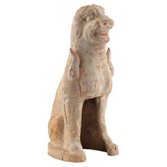 Guardian Haitai Lion Pottery Figure
