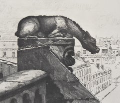 "Guardian of the Spire" Etching by John Taylor Arms