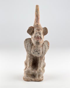 Offizielle Wächter-Keramikfigur, Nördliche Wei-Tang Dynasty