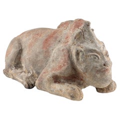 Guardian(Half human half beast) Pottery Figure, Northern Wei-Tang Dynasty